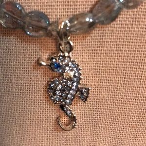 Swarovski Crystal Seahorse Pendant Necklace